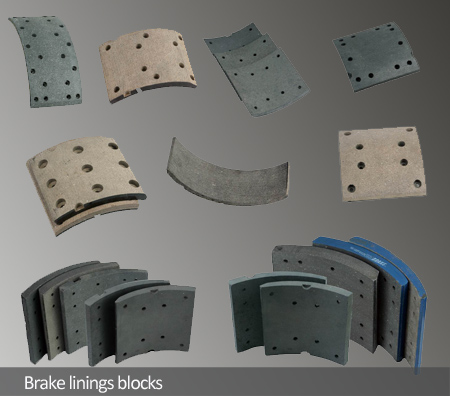 brake linings blocks